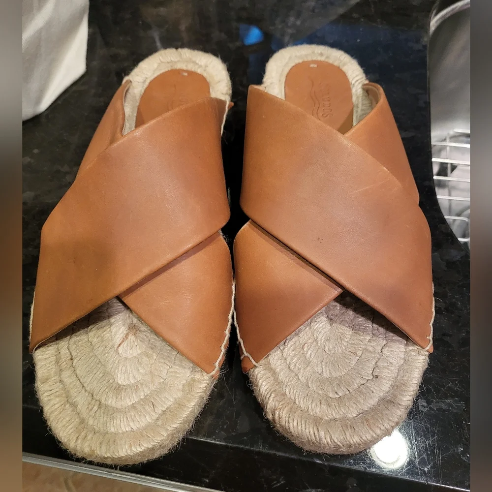 COPY - Soludos Leather Sandals - Picture 1 of 12